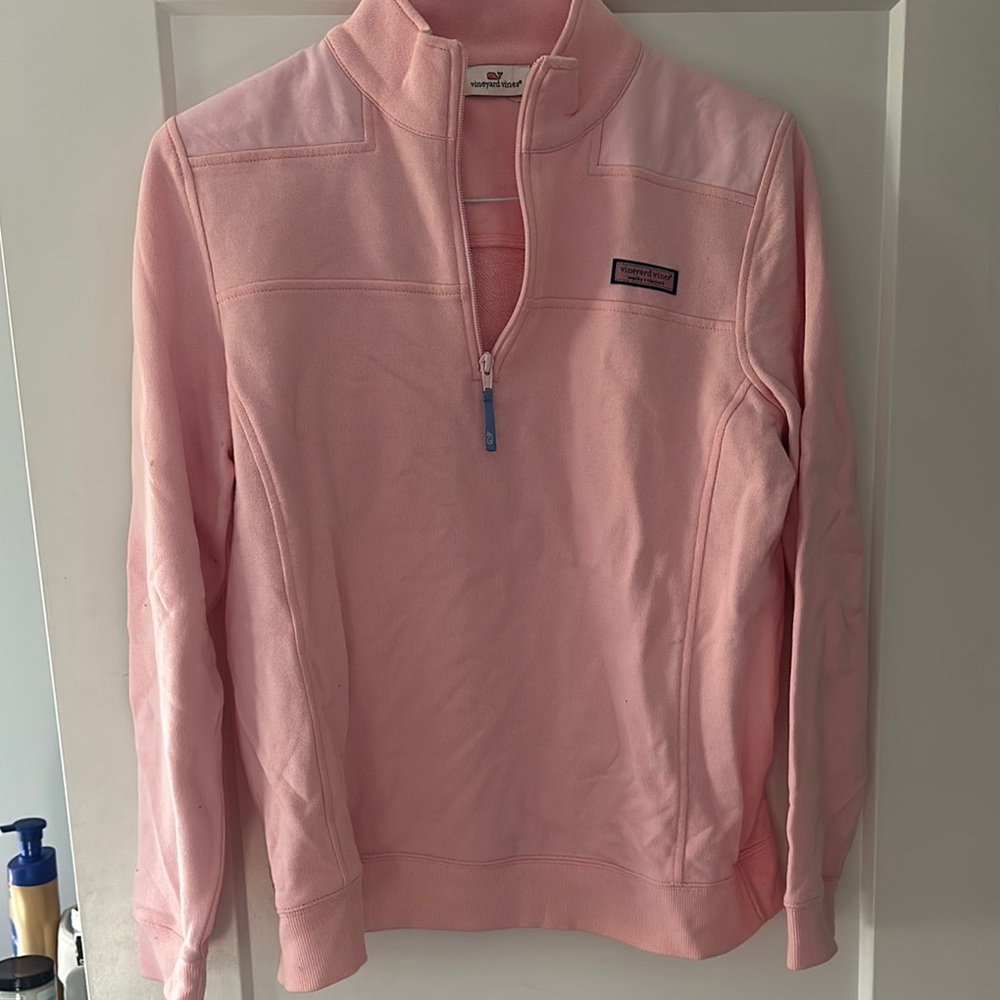 Vineyard Vines Pink Turtleneck Sweater